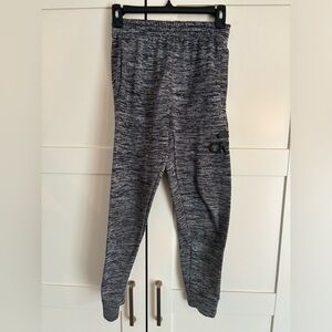 Adidas track pants with large logo gray size youth medium 10/12